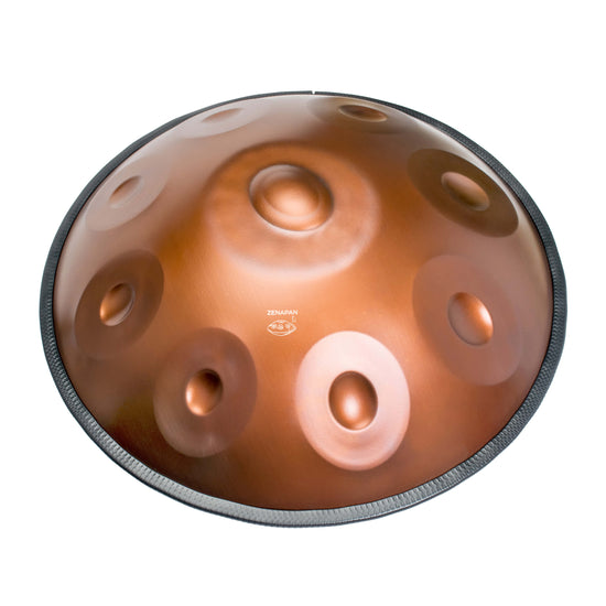 Handpan re mineur 9 note bronze, frequence 432hz, frequence 440hz, hang drum, instrument musique